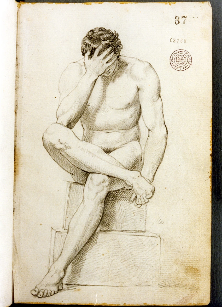Studio di figura maschile - Certosa di san Martino, Napoli